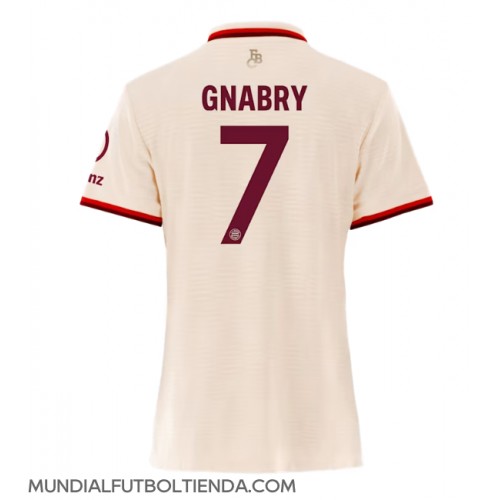 Camiseta Bayern Munich Serge Gnabry #7 Tercera Equipación Replica 2024-25 para mujer mangas cortas